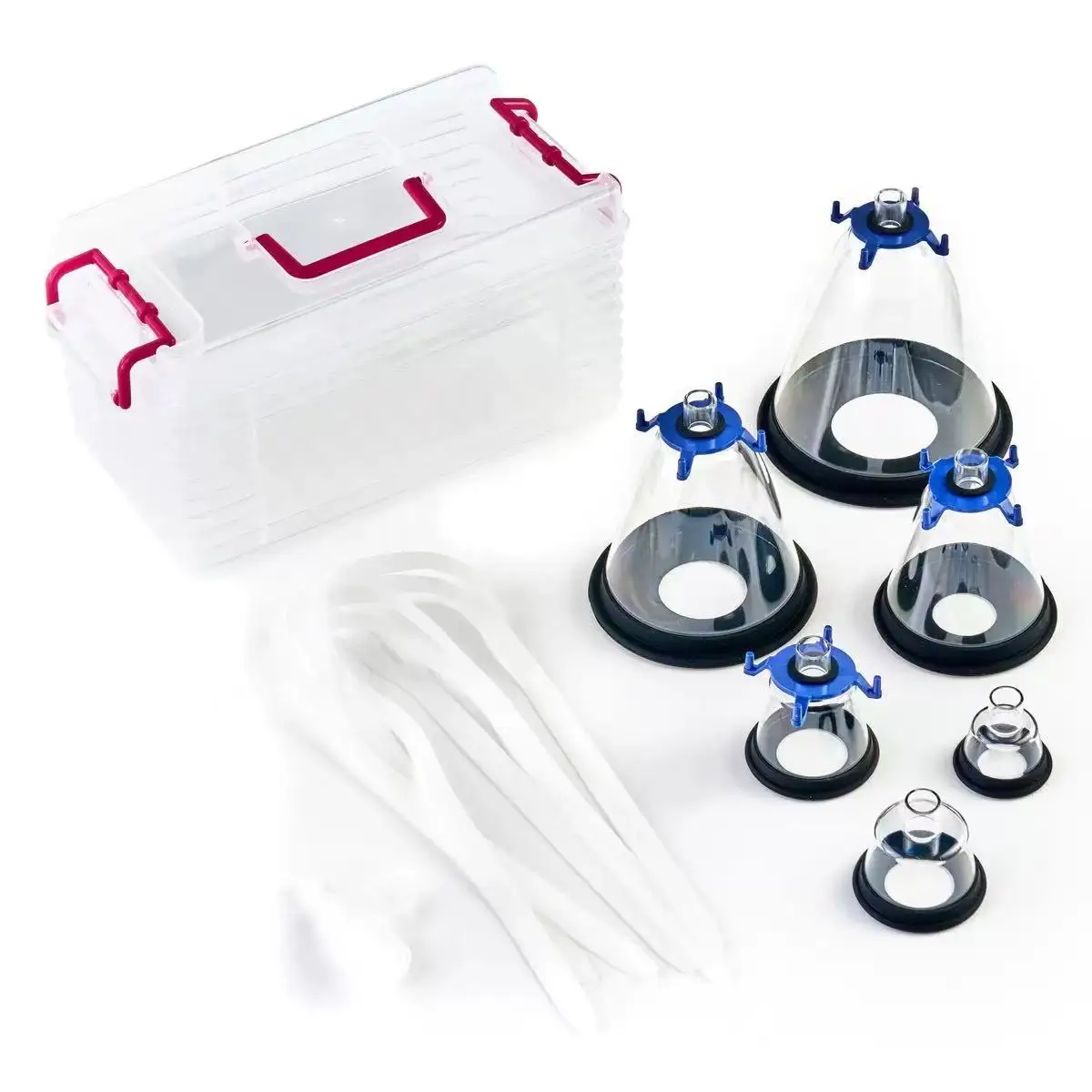 Pet Anesthesia Masks for Dogs and Cats Transparent Manual Resuscitator Veterinary Anesthesia Oxygen Masks Pet Care Room Supplies