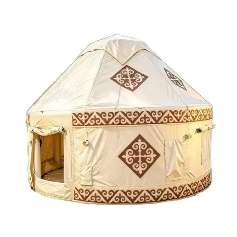 CampingTent with PVC Frame, Large Outdoor Sunshade & Accommodation