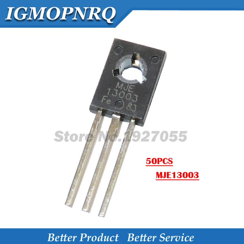 50PCS  MJE13003 TO126 E13003-2 E13003 TO-126 Transistor 13003 New