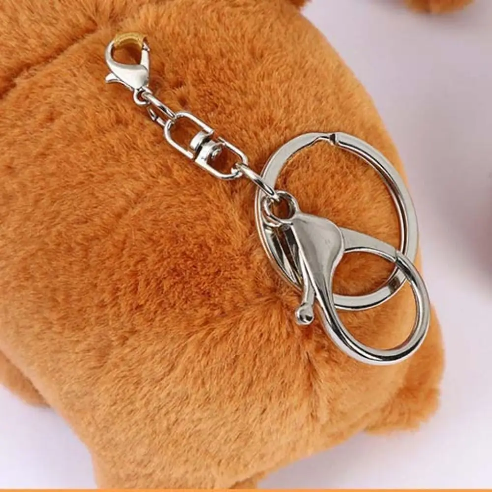 PP Cotton Capybara Plush Keychain Plush Capybara Anime Capibara Pendant Cartoon Anime Stuffed Capybara Plush Keyring