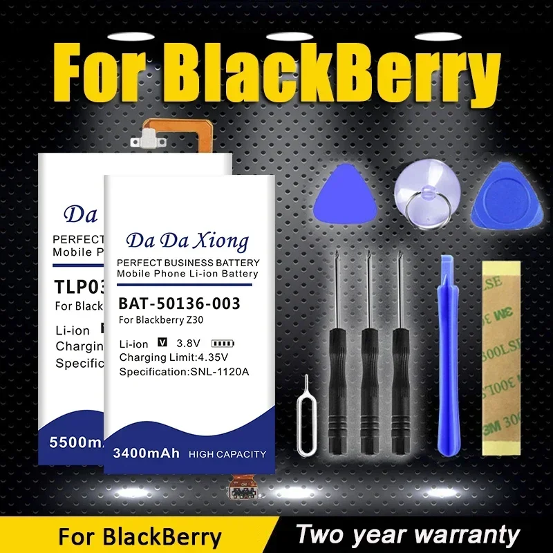 F-S1 FS1 TLP034E1 batería para Blackberry Q5 Q10 Q20 Q30 Z30 9800 9810 keyone DTEK60 MEREURY BBB100-1-2-3-4-5-7S LTE SQN100-1