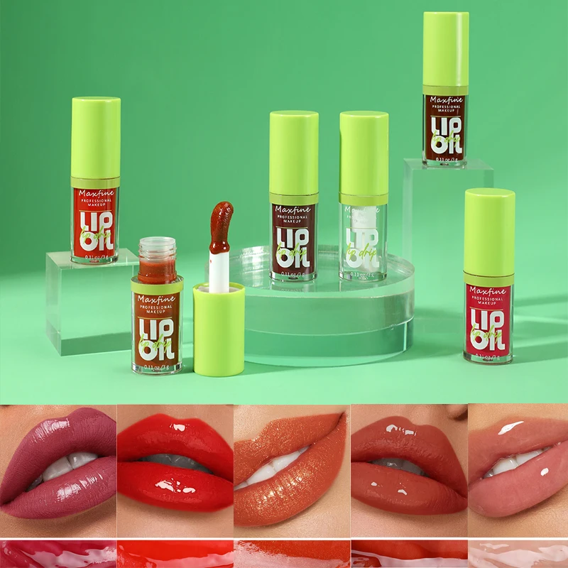 Green Mirror Lip Gloss Makes the Lips Plump Moist and Enhances the Moisture of the Lips