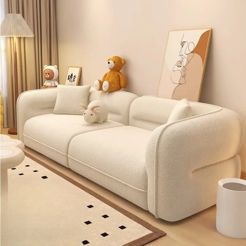 

Modern Customizable Compression sofa Classic Lounge Designer Cushion Sofa Large Comfortable Divano Soggiorno Home Furniture