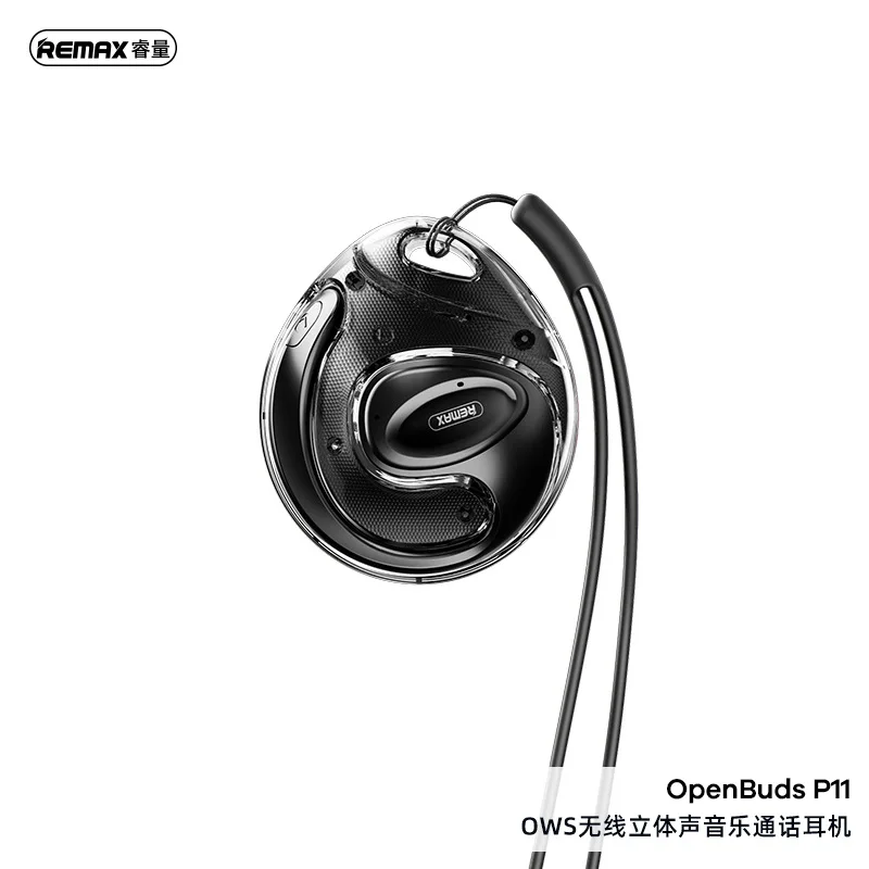 REMAX OWS sopra l'orecchio ENC auricolari Bluetooth wireless per musica stereo con cancellazione del rumore OpenBuds P11