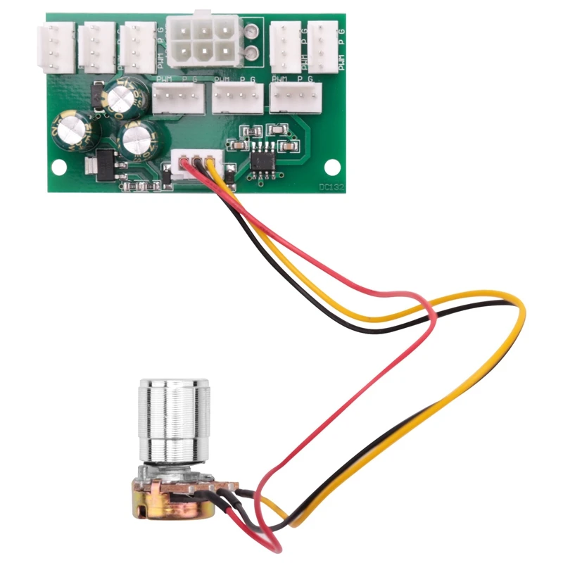 

Computer Case Miner Fan Speed Controller 8-Channel Fan Hub PWM High-Power Violent Fan Controller Fan Speed Governor