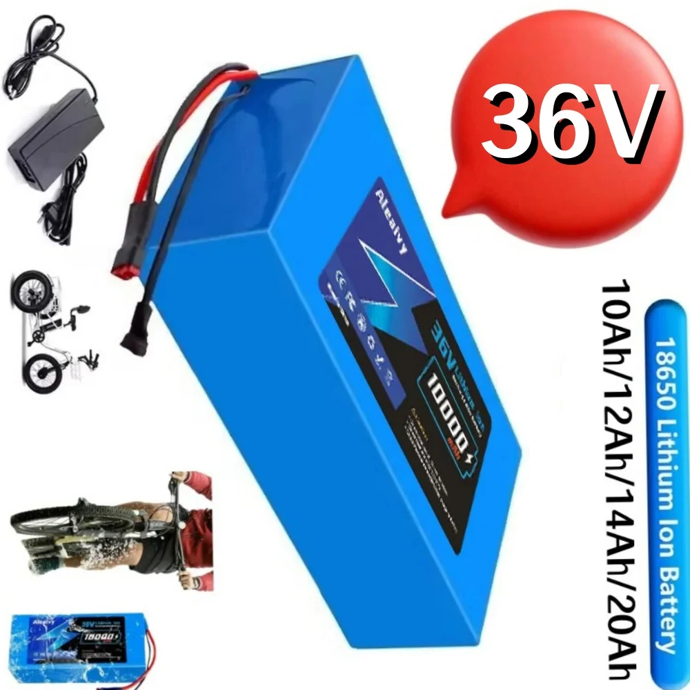 

18650 36V 10000mAh 10S4P Battery Pack Lithium Li-ion Battery For electric scooter battery 42v with BMS+2A charger.