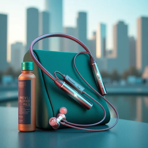 EARDECO 1000mAh Bluetooth Headphone with Mic Wireless Headphones Bass Music Headset Stereo Sport Earbuds Phone Neckband Earphone