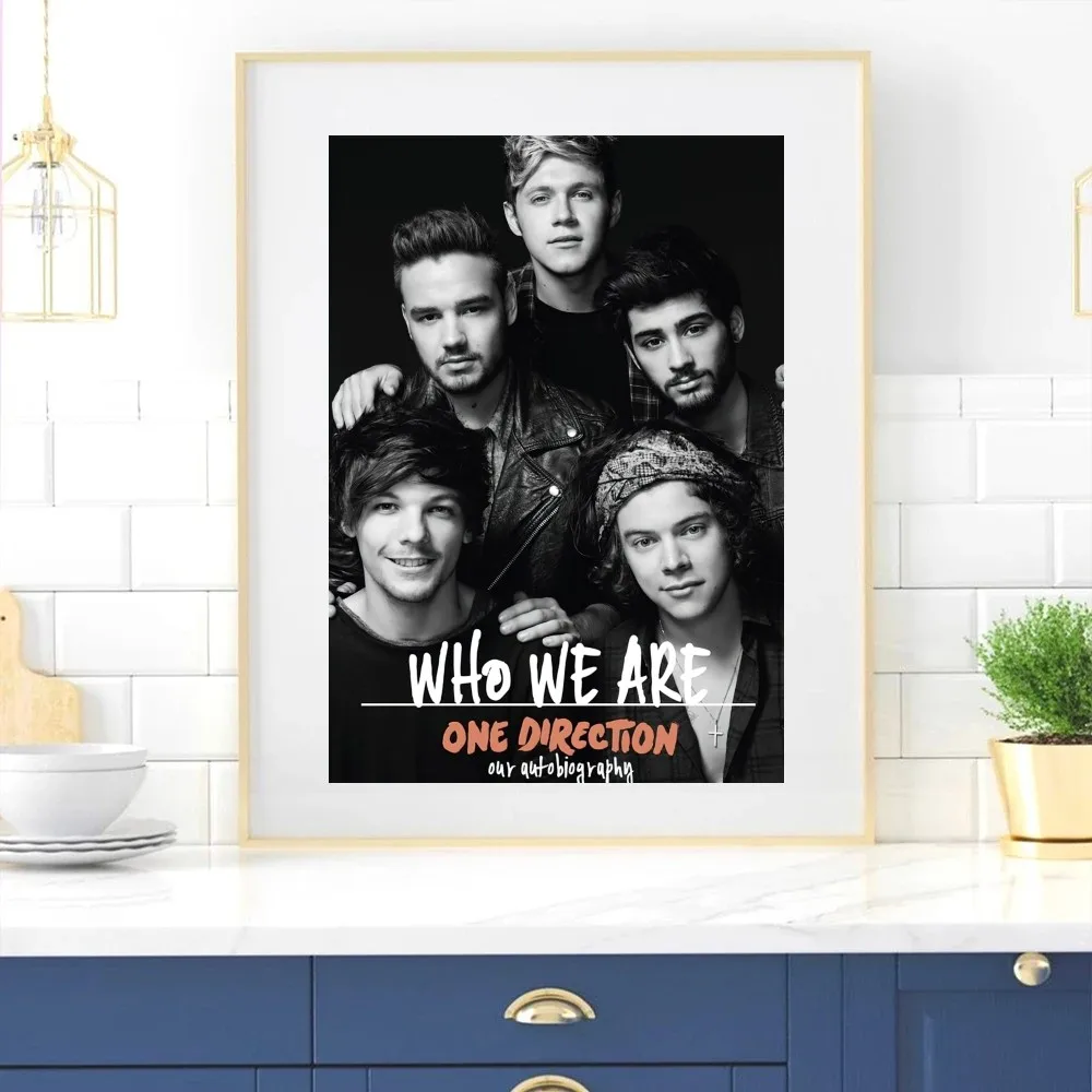 Band O-One D-Directions Poster Home Room Decor Livingroom Bedroom Aesthetic Art Wall Painting Stickers