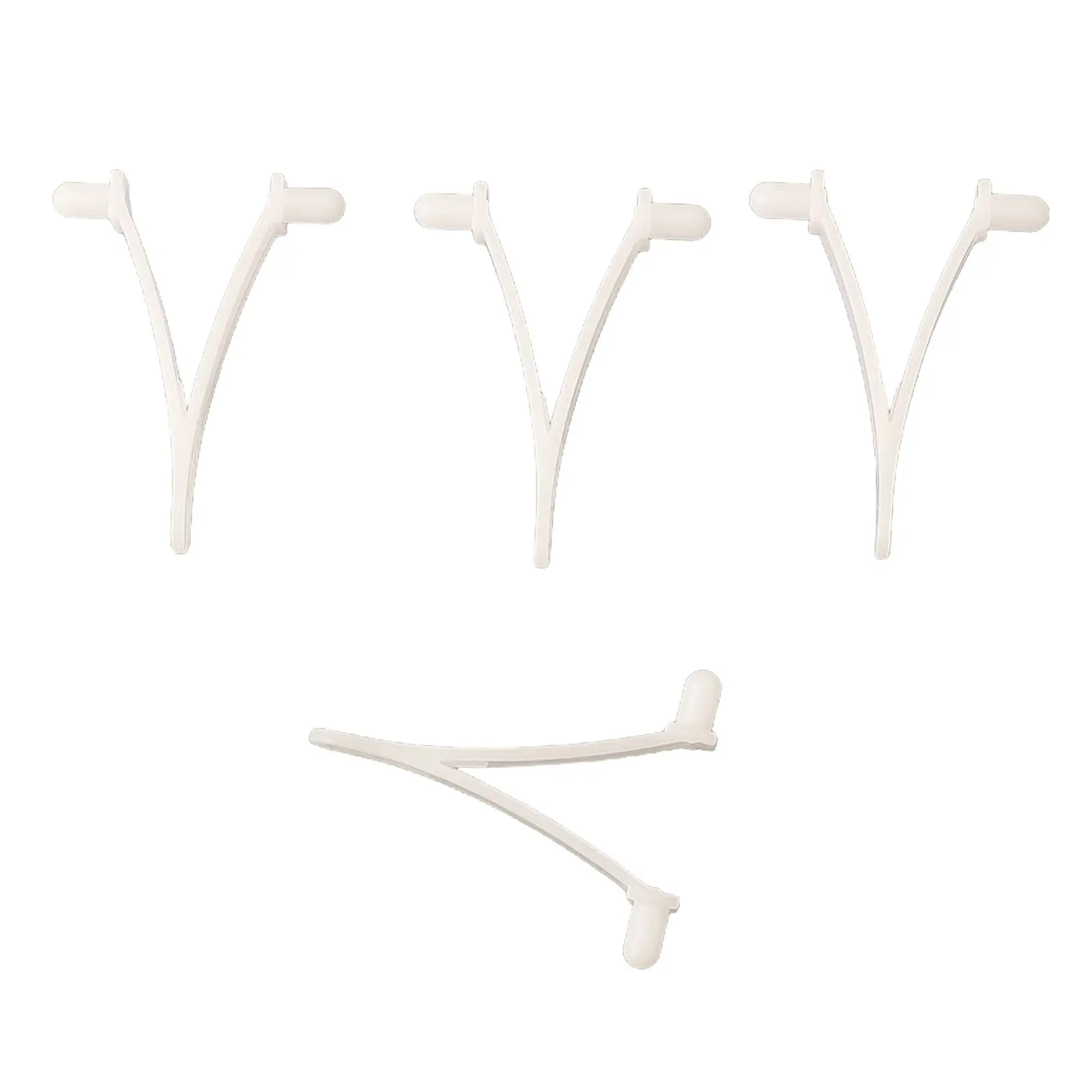 V Style Spring Clip V-clips Swimming Pool Swimming Pool White 5.3*4cm Accessories Cleaning Tool For Telescopic Rod