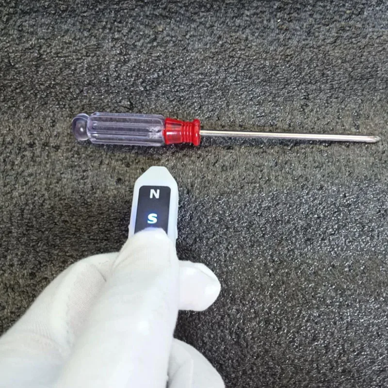 Magnetic Polarity Tester Pen N/S Pole Identifier High Sensitivity Magnetic Field Detector for Magnet Polarity Checking