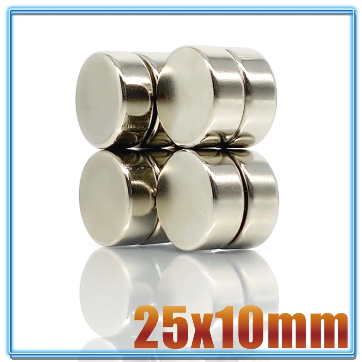 1~10PCS 25x10 mm Strong Cylinder Rare Earth Magnet 25mmX10mm Round Neodymium Magnets 25x10mm N35 Disc Magnet 25*10 mm