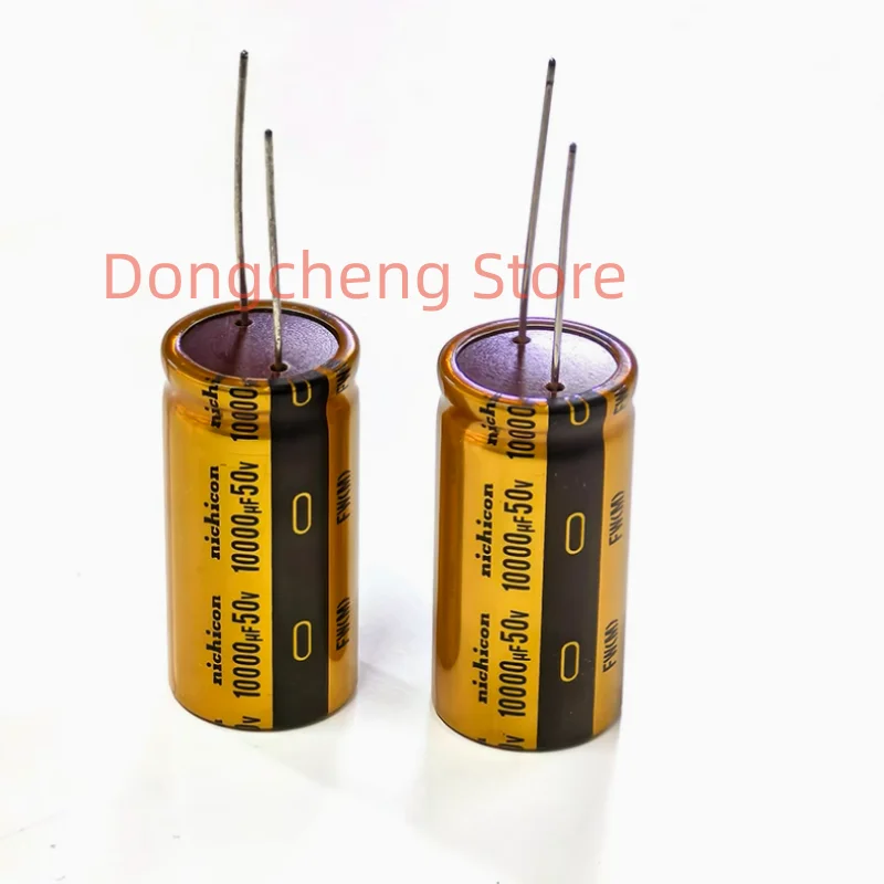 2pcs/10pcs 100％ New Original NICHICON 10000UF 50V 25X50mm FW Series Hi-Fi Audio Capacitor UFW1H103MRD  50V10000UF 25*50MM