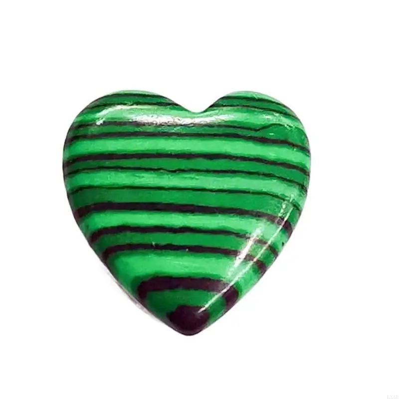  Unqiue Heart Pendants Stone Jewelry Component Heart Jewelry Findings Suitable for Jewelry Bracelets and Necklaces