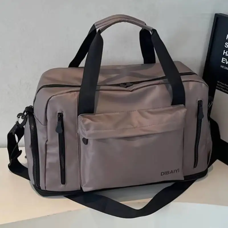 

Women's Travel Duffel Shoulder Bag Short Trip Handbag with Shoes Pack Outdoor Hiking Climing Swimming Crossbody Bags Men Satchel