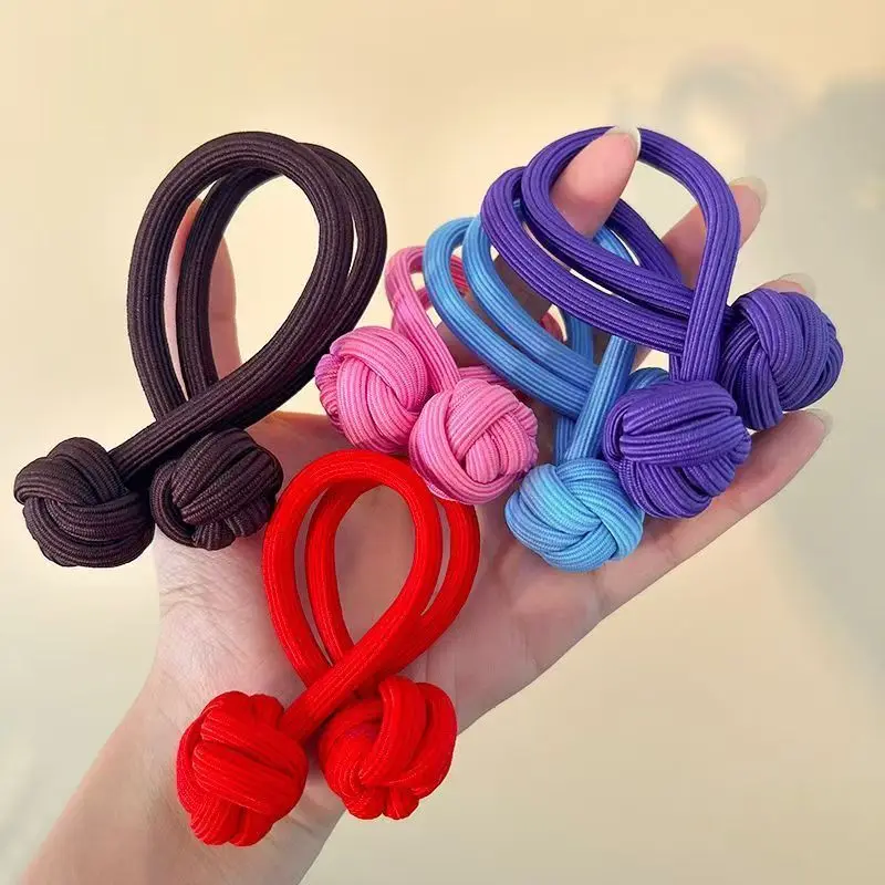 

Dopamine Wear High Ponytail Rubber Band For Women Tied Hair Rope Thick And Durable Hair Loop Head Rope Cute New Jewelry