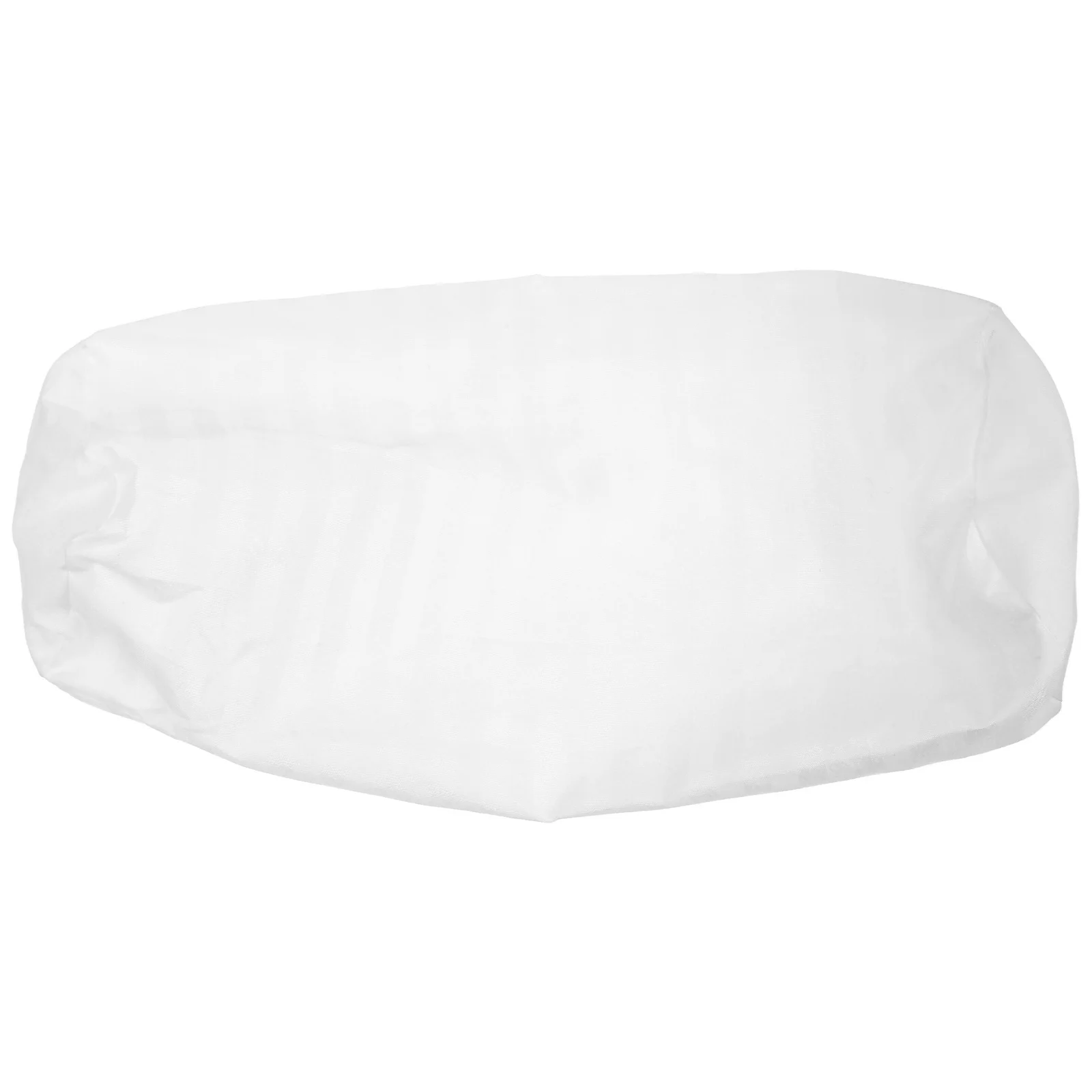 

Round Pillow Cover 18.6 Inch White Removable Washable Cylindrical Pillow Case For Neck Support Sofa Bed Bolster Cushion
