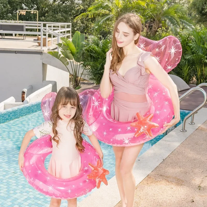 3D サボテンインフレータブルおもちゃ水泳リングヒトデ装飾 Pvc 肥厚脇の下リング屋外プールパーティーインフレータブル水のおもちゃ