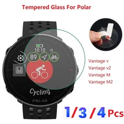 For Polar Vantage V V2 Tempered Glass Screen Protector For Vantage M M2 Smart Watch Protective Transparent LCD Screen Film Foil