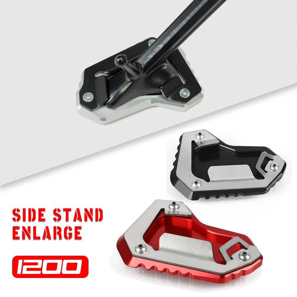 

Foot Side Stand Pad Plate Kickstand Enlarger Support Extension Accessories FOR Tiger1200 Tiger Explorer XR XCX XRX Low XCA 1200