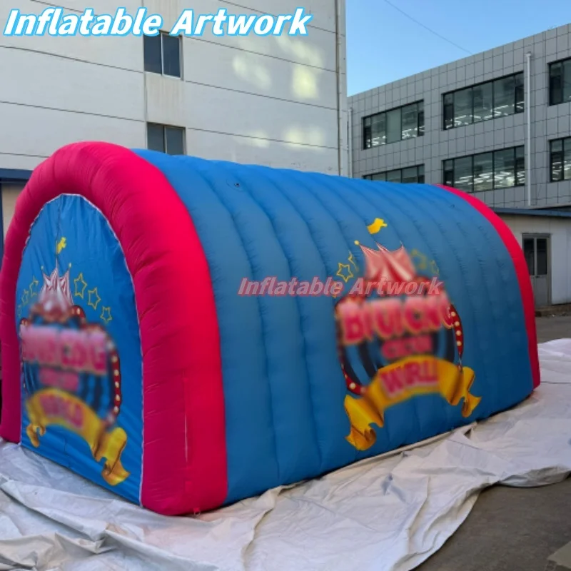 Custom Built Blow up Football Entrance Giant Inflatable Circus Themed Entryway for Events Planning Toys