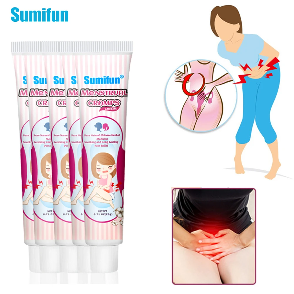 

1/3/5pcs Dysmenorrhea Pain Relief Cream Lady Period Menstrual Cramps Hysterospasm Care Ointment Warm Palace Belly MedicalPlaster