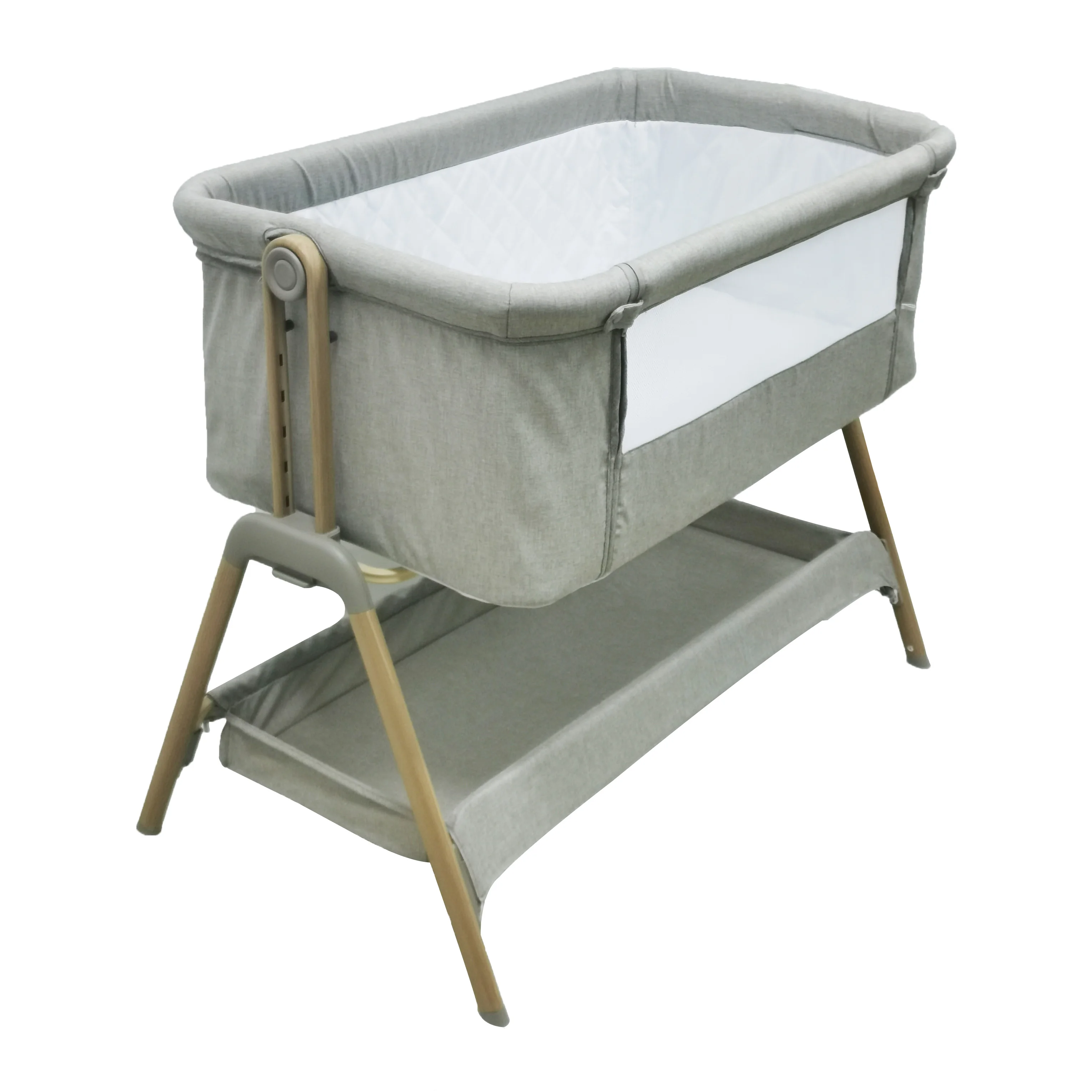 Luxury Multi-functional Attachable Bedside Crib Baby Portable Cradle Crib