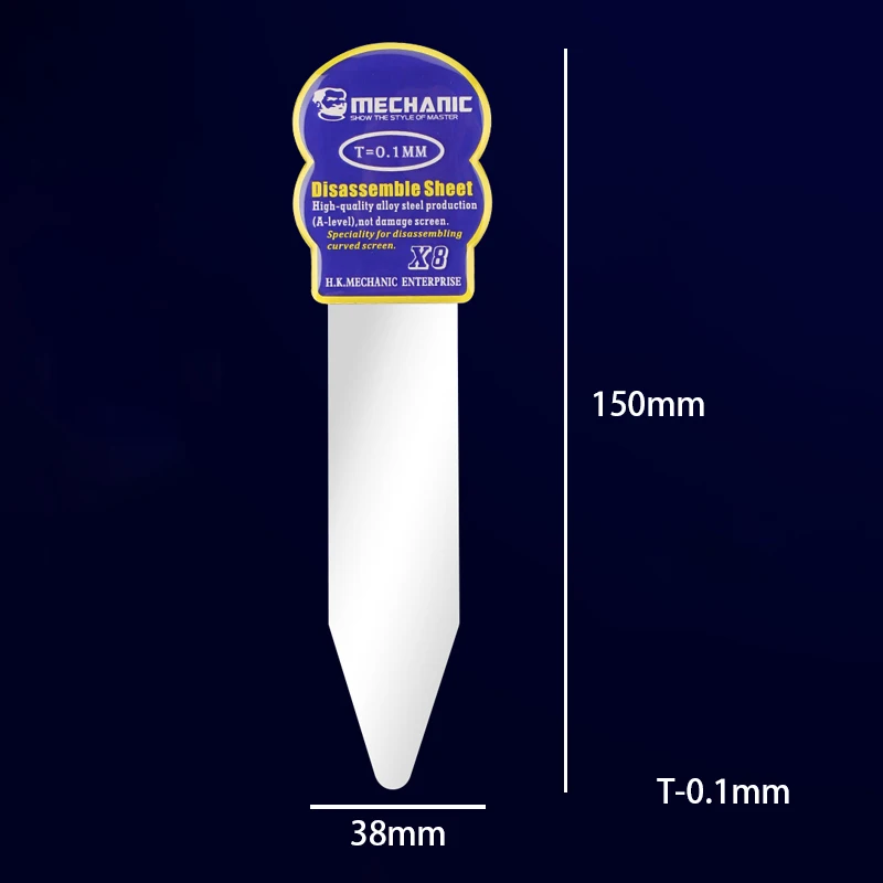 0.1mm ultra thin High toughness curved lcd screen disassembly spudger for Samsung Xiaomi OnePlus OPPO VIVO Phone Repair Tools