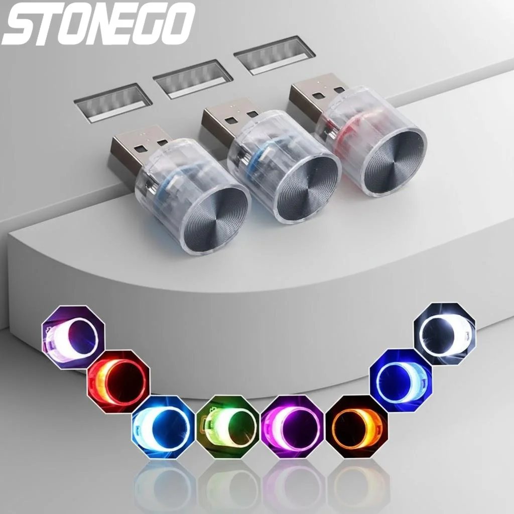 

5В USB LED-лампа для создания атмосферы, мини-светильник для автомобиля, стены, рабочего стола, интерьера дома, декоративный ночник