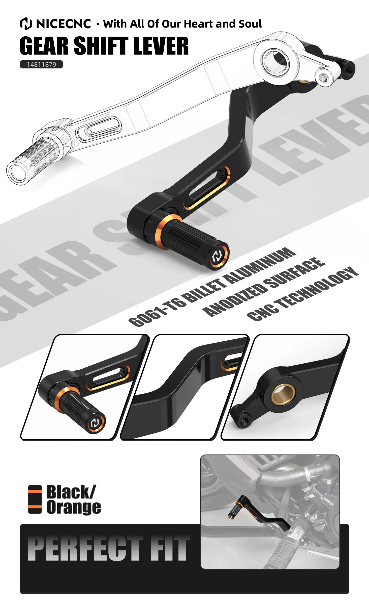 Für Harley Sportster S RH1250S 2021-2024 NICECNC Schalthebel Schaltgestänge Sportster S RH1250S 2024 2023 2022 2021 – Detail 1