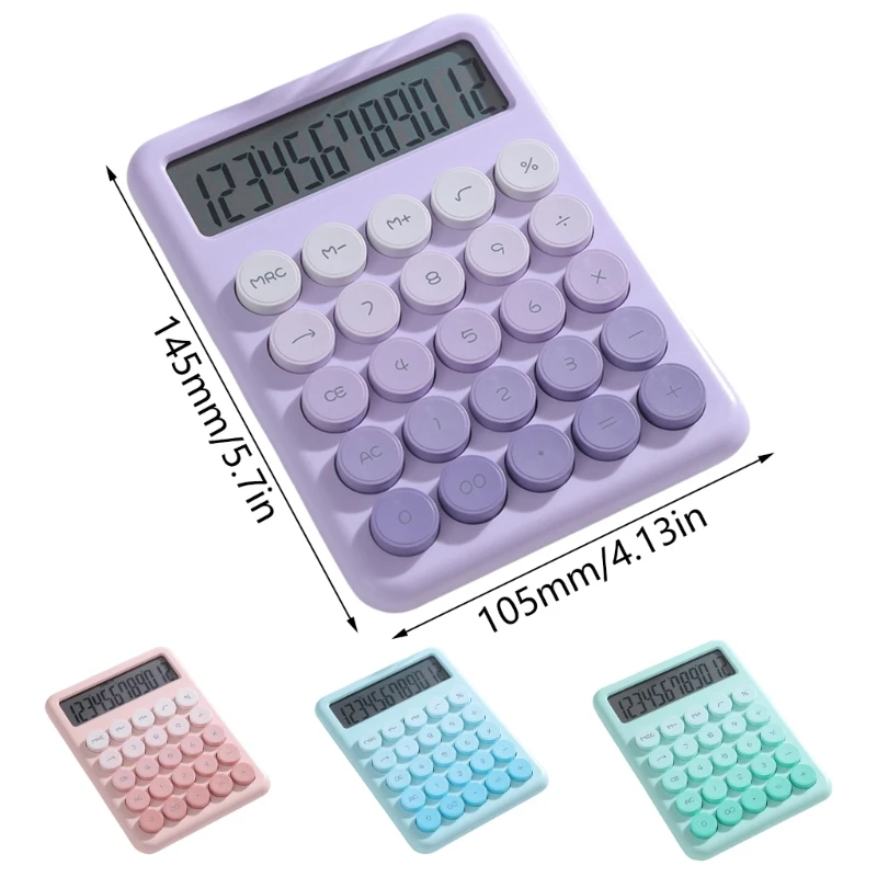 Stylish Office Calculator with Quiet Operate and Fun Keypad Calculator