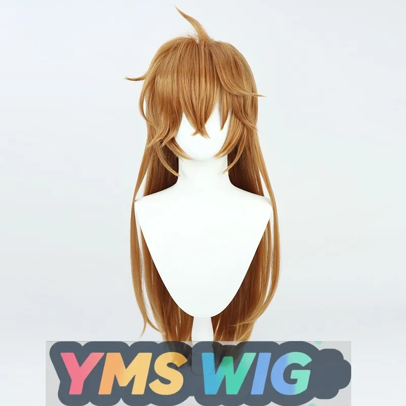 【YMS WIG】Genshin Impact Dazhao Gender-Bend Cosplay Peruca Versão Feminina Cabelo Longo Couro Cabeludo Realista