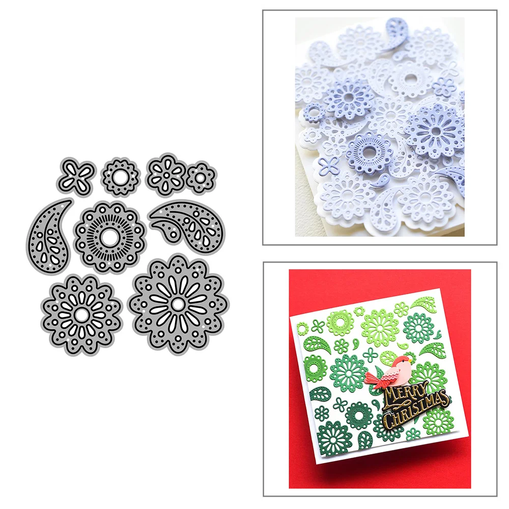 Hollowed Out Flower Metal Cutting Dies for DIY Scrapbook Album Paper Card Decoration Crafts Embossing 2023 New Dies