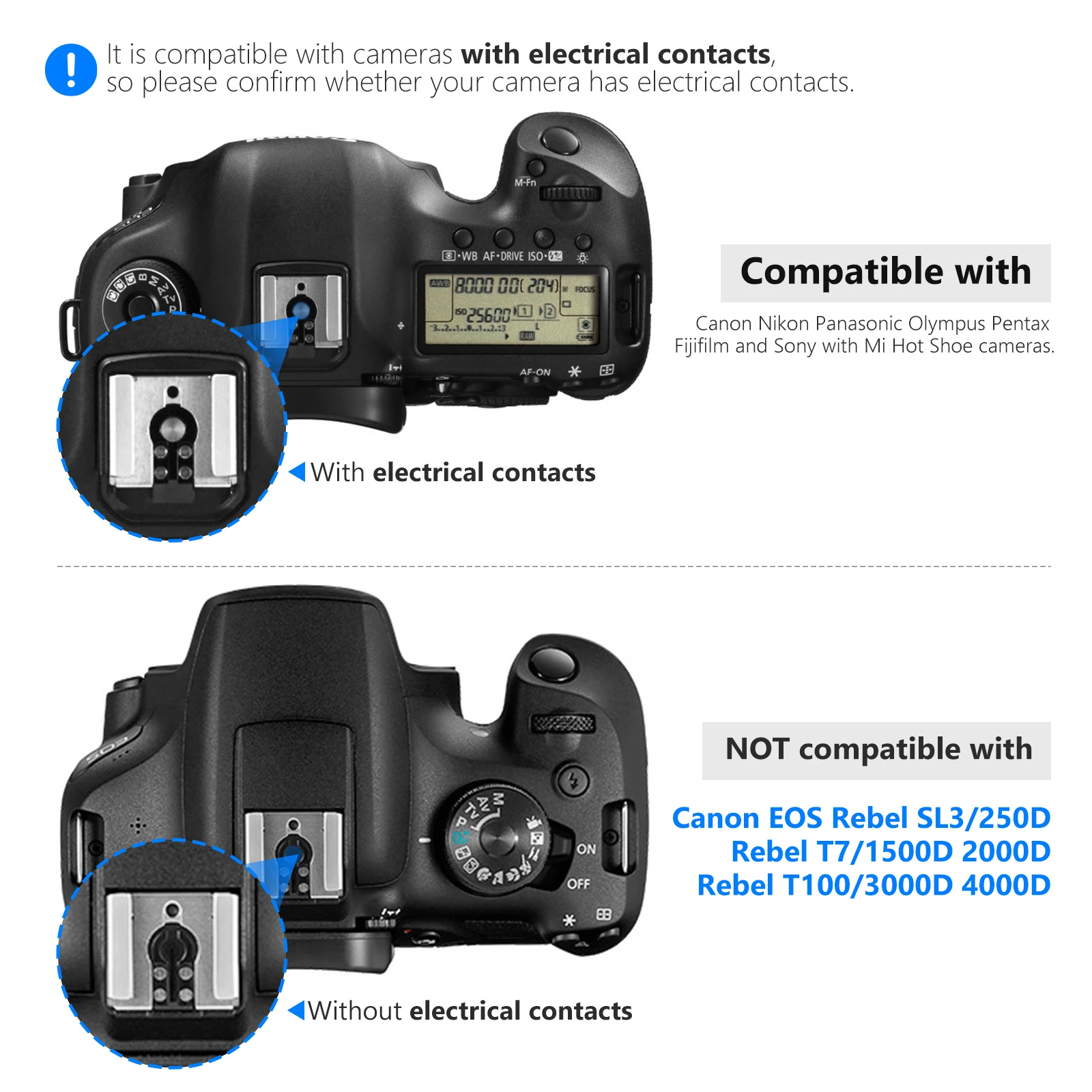 Neuer Neewer TT560 Blitz Speedlite Digitalkamera Blitzgerät für Sony Nikon Canon Panasonic Olympus Pentax und andere DSLR-Kameras – Detail 2