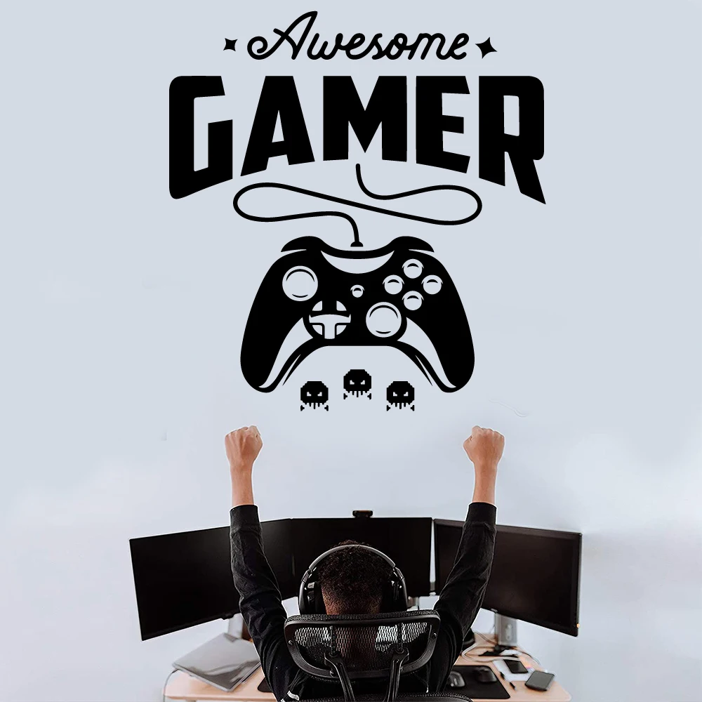 

Free shipping Game Home Decor Vinyl Wall Stickers For Kids Rooms Diy Home Decoration Wall Decal Home Decor