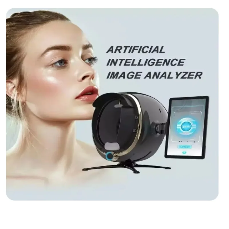 3D Skin Care Facial Analyzer Monitor Machine Magic Mirror Portable Testing English Detector Face Camera Test Analysis Newest