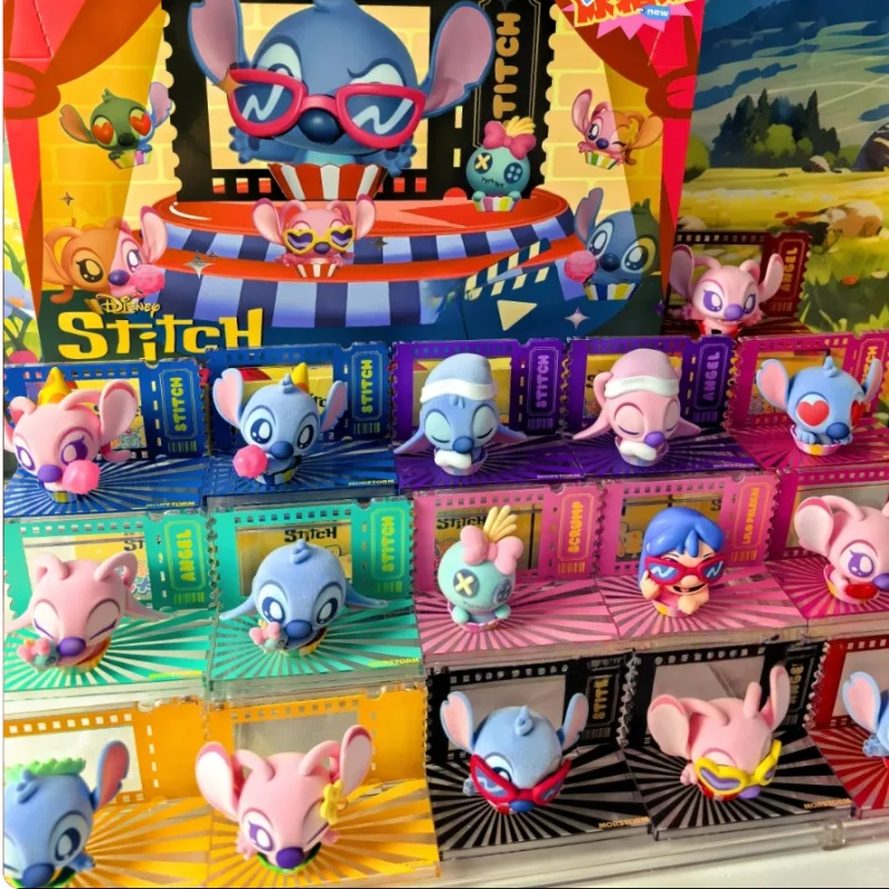

New Original Genuine Stitch Big Star Stitch Series Cute Mini Blind Box Stitch Anime Surroundings Trendy Ornament Toys Gifts