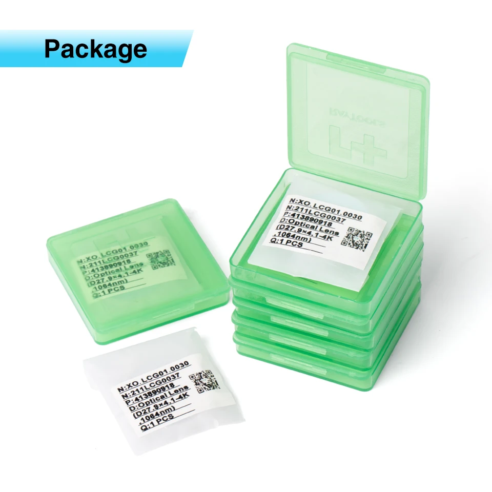 Raytools عدسة الليزر 24.9x1.5 27.9x4.1 30x5 Raytools الليزر عدسة زجاجية واقية لرأس الليزر BM11 آلة القطع بالليزر