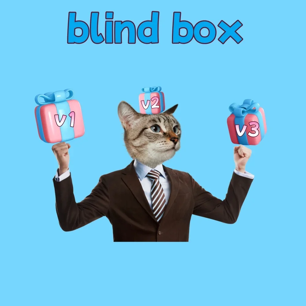 2025 الساخن أنيمي صندوق أعمى V1 V2 V3 الشكل قلادة لعبة لطيف الكرتون كيرينغ اكسسوارات سلسلة مفاتيح سحرية هدية صندوق مفاجأة