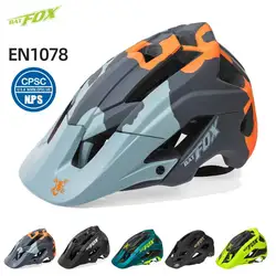 BATFOX-casco de Bicicleta para hombre, casco de carretera de montaña moldeado, ultraligero, equipo de Ciclismo DH AM, Casco de Ciclismo