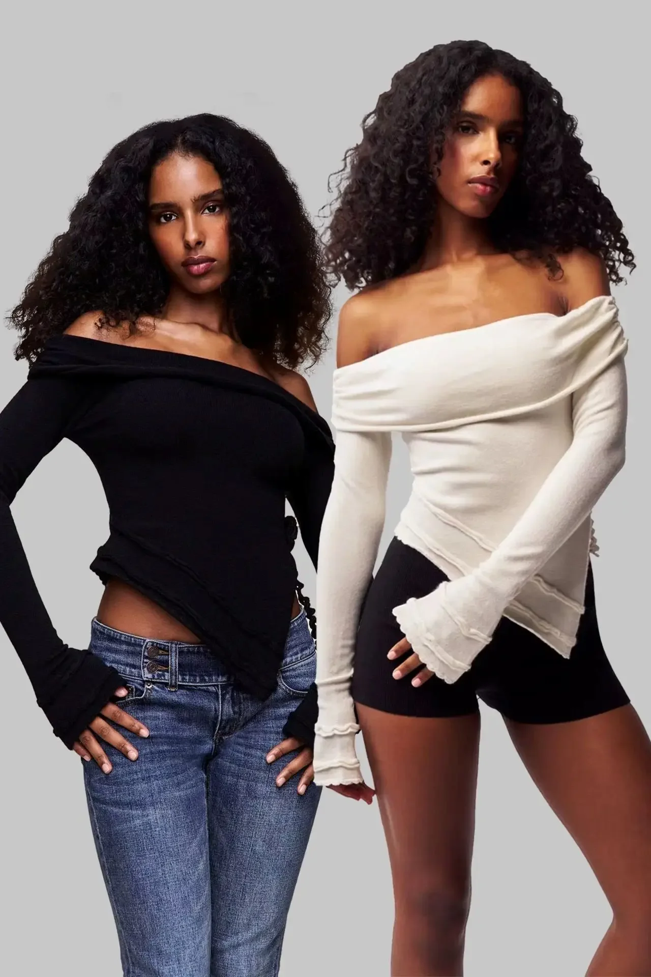 

Gzuio Autumn and Winter Drop-Shoulder Knit Top, Soft and Elastic, Black Sweater with Handmade Rose Decoration on the Side, White Casual and Sexy, Autumn Sweater, Fashionable and Versatile Winter Wool Sweater, High-Quality Top