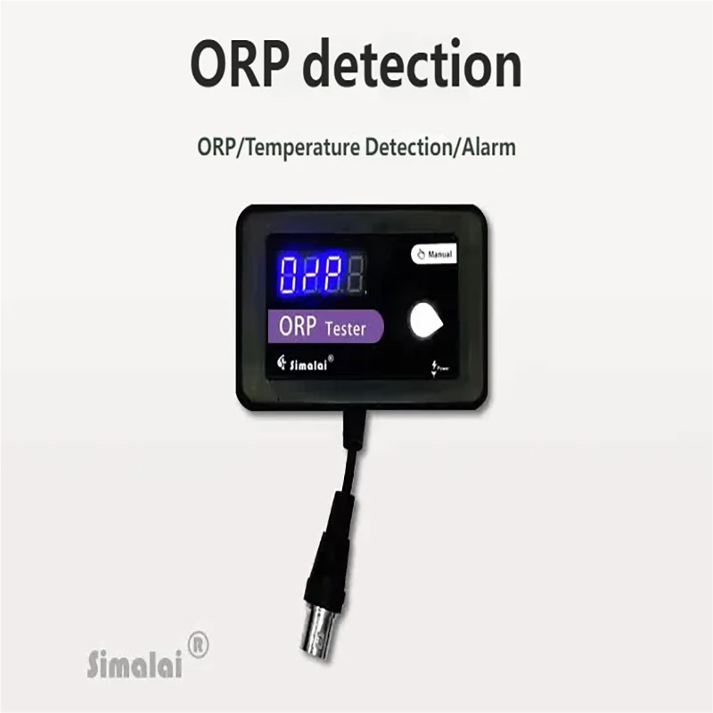 Simalai Aquarium Water Quality Tester High-Precision ORP, pH and Temperature Monitoring Device Electrode Probe