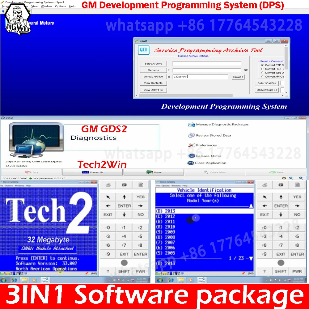 

Tech2Win + GDS2 + DPS Development Programming System The Ultimate GM Diagnostic Software Opel Saab Unlimited Lease Support J2534