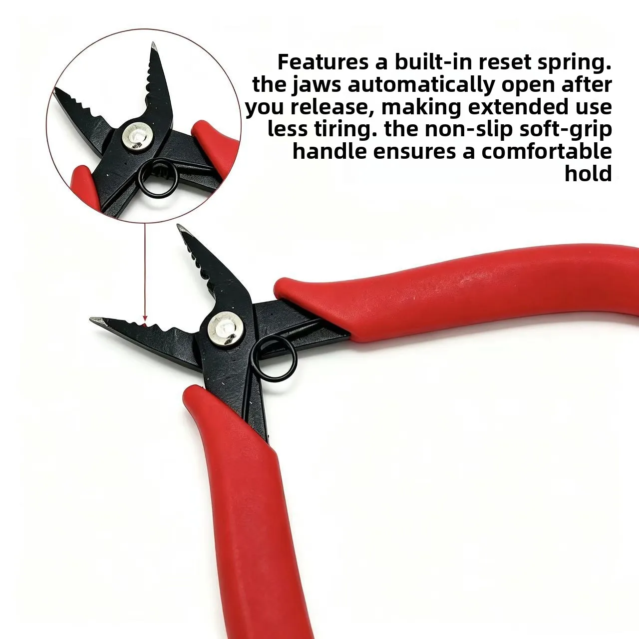 American Style Needle Nose Pliers Bead Positioning Plier DIY Jewelry Craft Tool for Wire Clasp Crimp Bead Hand Making Work
