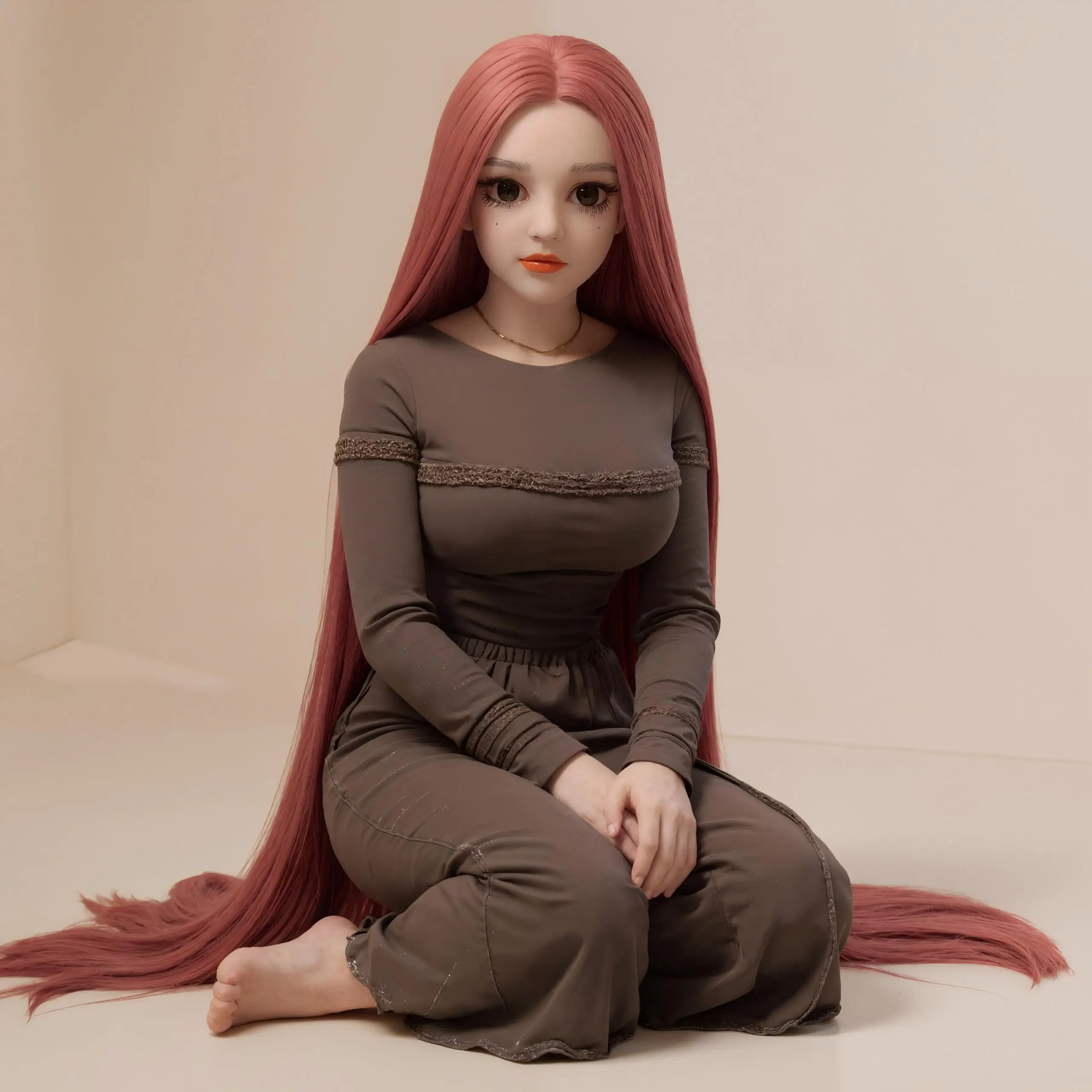 

80cm seamless action TPE doll, sturdy bones, versatile poses, exquisite makeup, delicate skin, suitable for photography, parties