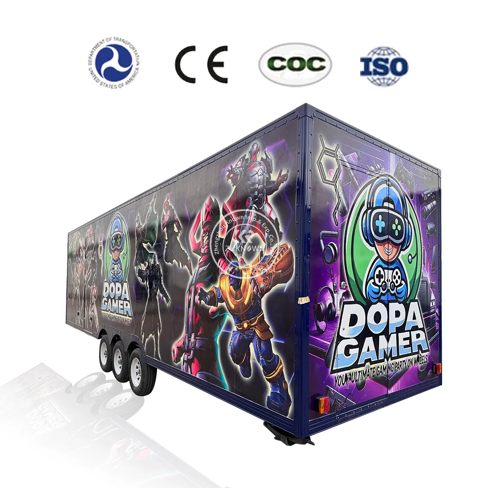 Custom Stainless Steel Mobile Ice Cream Food Truck Europe Standard Food cart With DOT certification