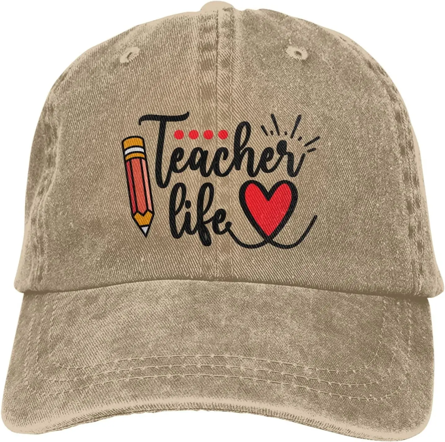 

Teaching is A Work of Heart Baseball Cap Golf Dad Hat Adjustable Original Classic Low Profile Cotton Hat Men Women