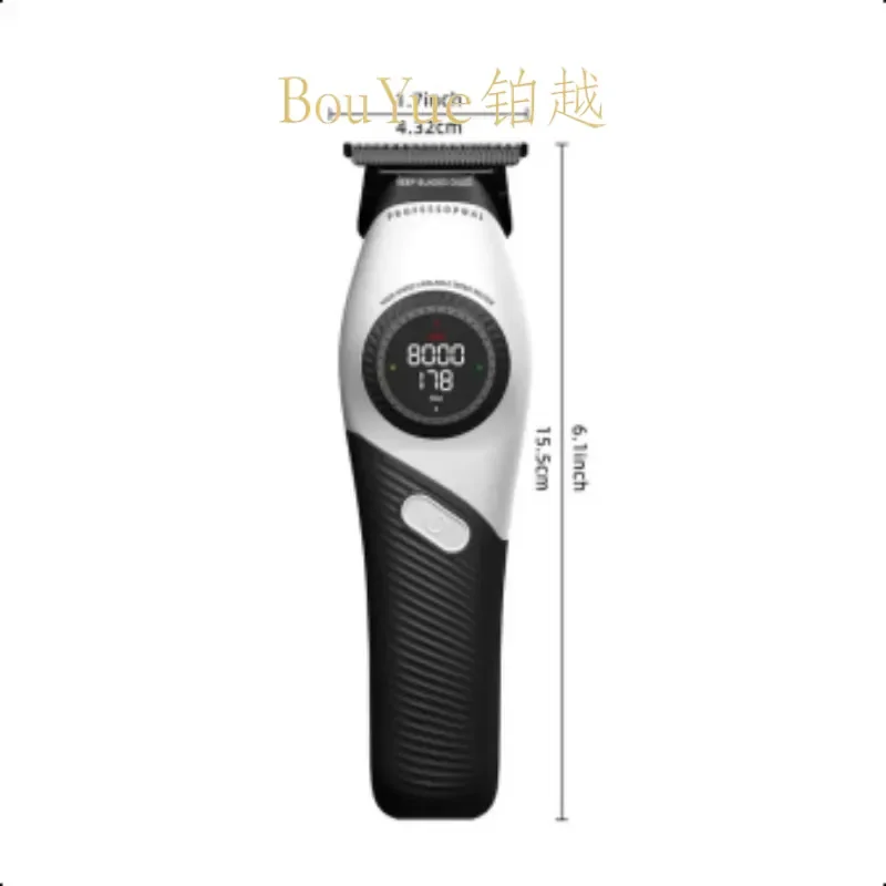 Men Electric Hair Clipper Set USB Rechargeable Trimmer Engraving Fader for Salon Home Haircut Oil Head Shaver