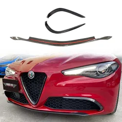 Carbon Fiber Front Lip For Alfa Romeo Giulia Base Model Front Bumper Canards Separator Chin Car External Accessories Body Kits