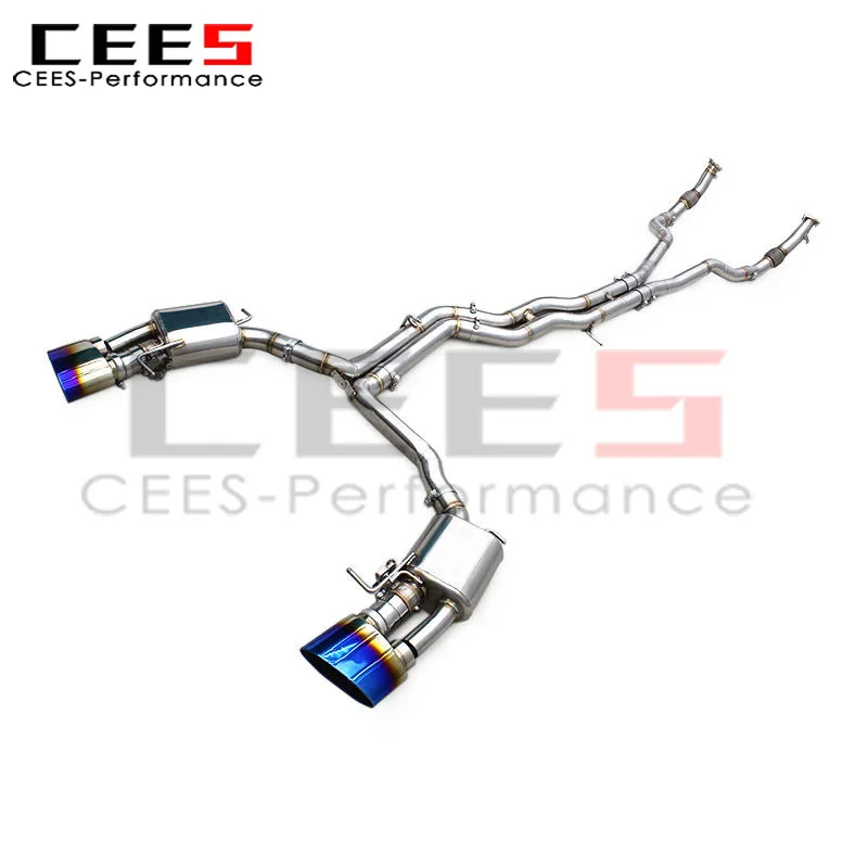 

CEES Catback Exhaust System for Audi RS6/RS7 C8 4.0T 2019-2023 Stainless Steel Exhaust Pipe Muffler With OEM Valve