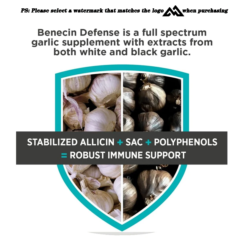 Each capsule contains 1500 micrograms of stable allicin | abundant SAC and polyphenols from black garlic | immune health